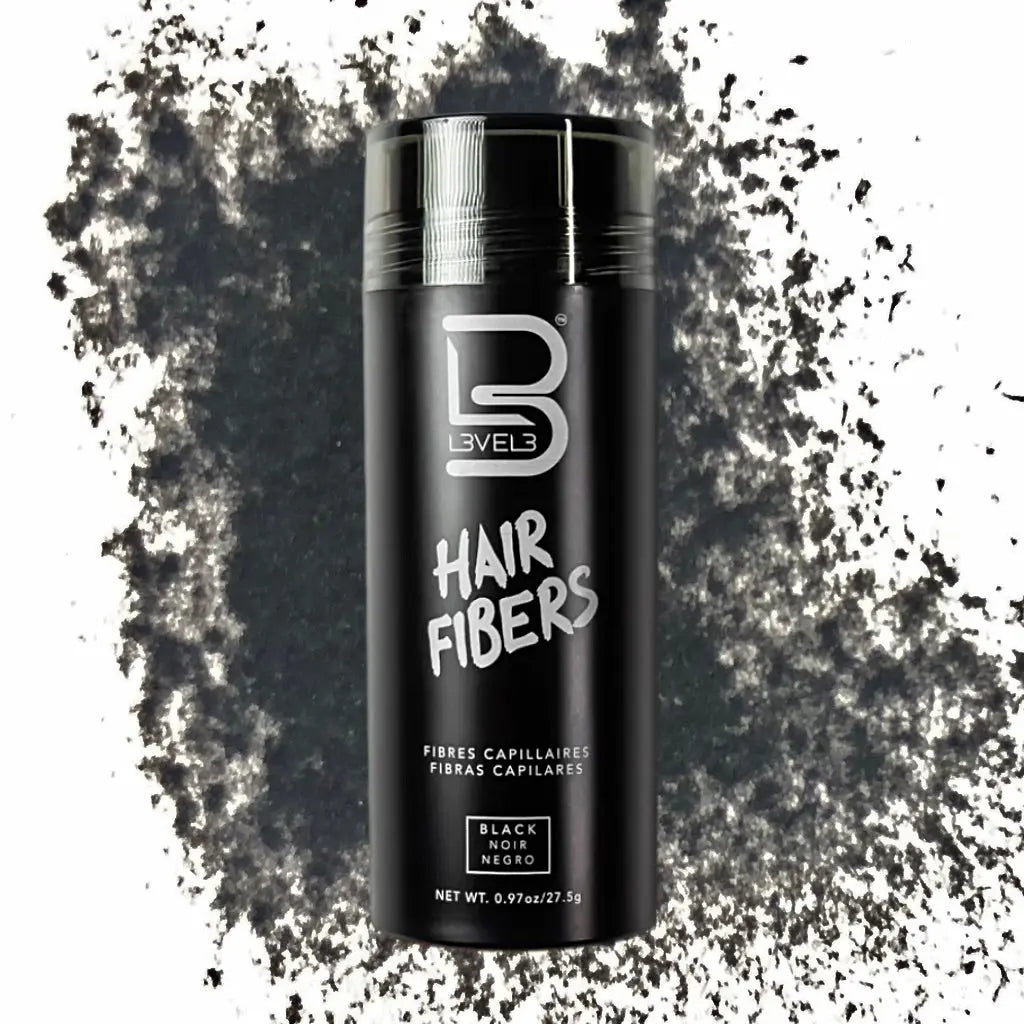 NaturalBlend L3VEL3 Hair Thickening Fibers - Black - BUYBARBER.COM