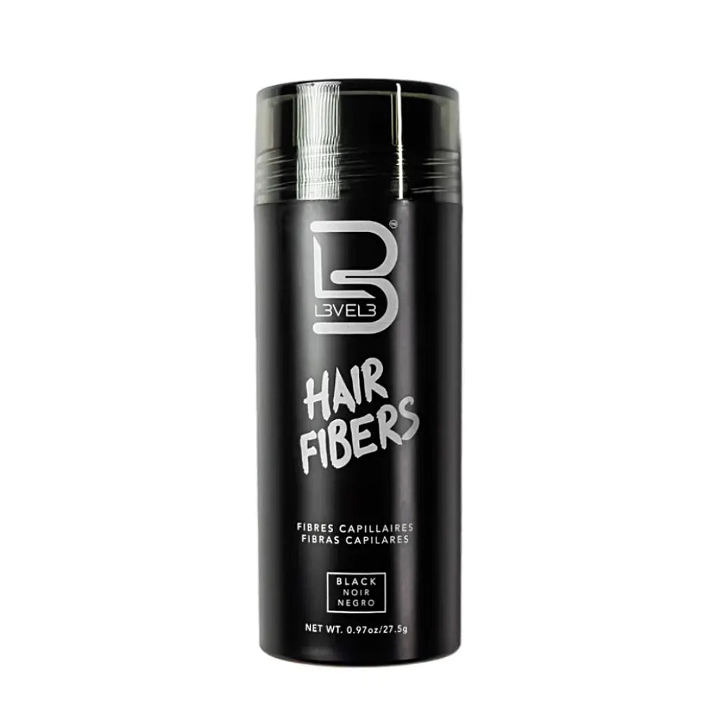 NaturalBlend L3VEL3 Hair Thickening Fibers - Black - BUYBARBER.COM