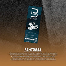 NaturalBlend L3VEL3 Hair Thickening Fibers - Black - BUYBARBER.COM