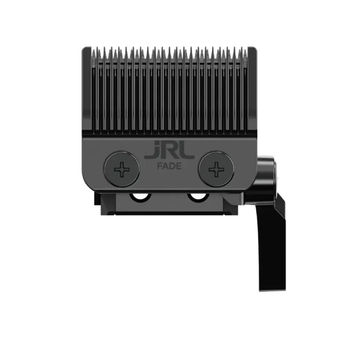 JRL 2025C Diamante EZ Gap Blade Black hair clipper comb with 'JRL' branding on a white background