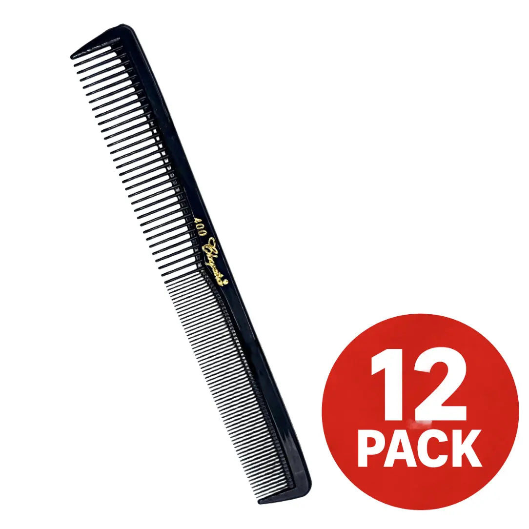 Krest Cleopatra 400 7" All-Purpose Comb (12 Pack) – Colors - BUYBARBER.COM