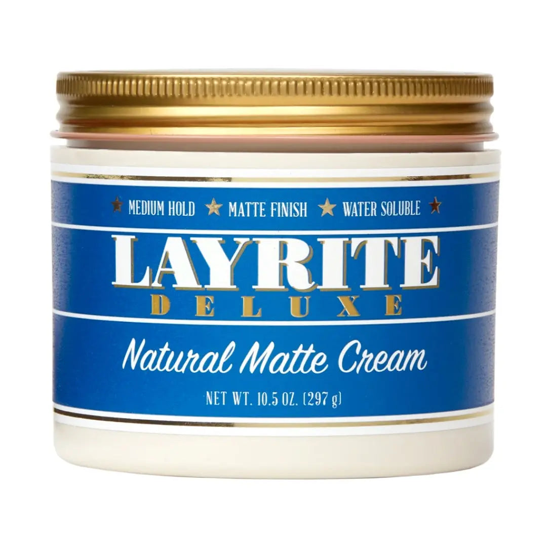Layrite Natural Matte Cream - 10.5oz - BUYBARBER.COM