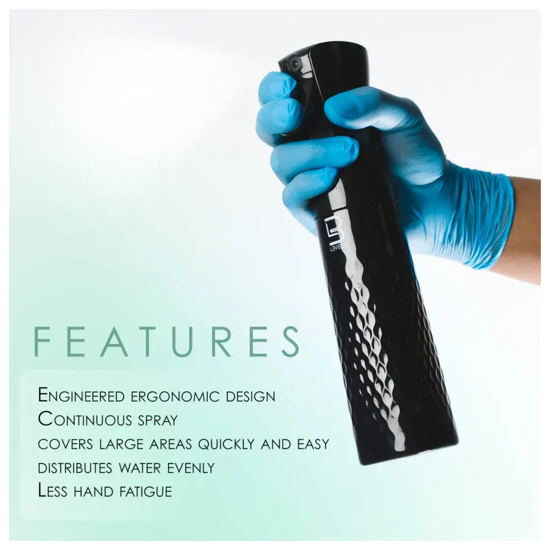 Level 3 Beveled Spray Bottle Continuous Mist - BUYBARBER.COM