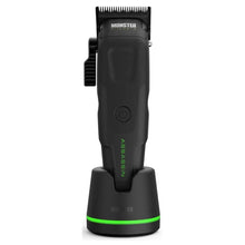 Black hair trimmer with 'Monster' branding on a white background
