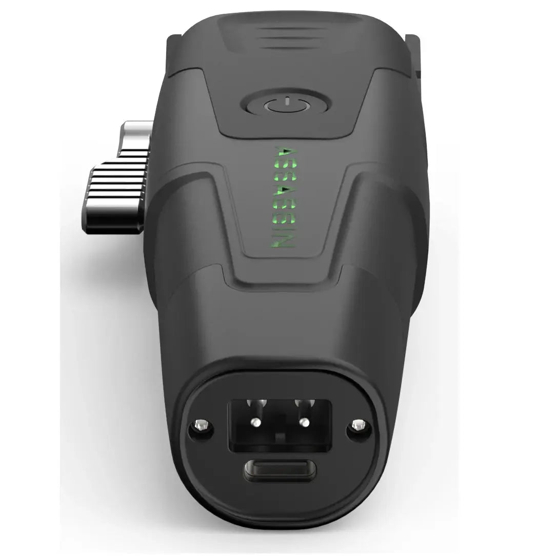 Monster Clippers Assassin Clipper Black electronic device with digital display on a white background