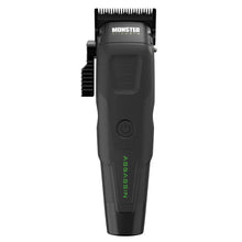 Monster Clippers Assassin Clipper Black hair trimmer with 'Monster' branding on a white background