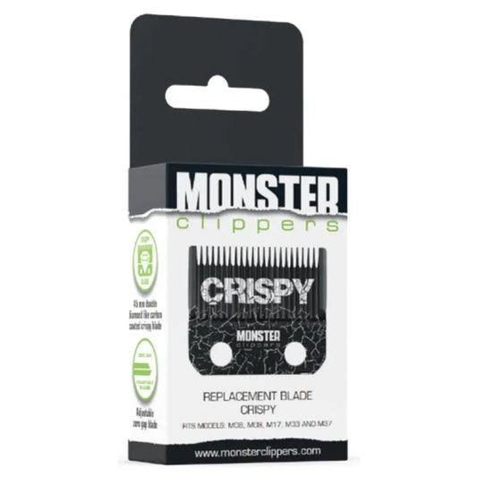 Monster Clippers Crispy replacement blade packaging on a white background