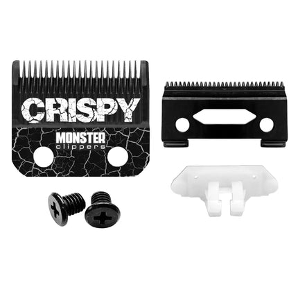 Crispy Monster Clippers comb and blade set on a white background