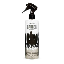 Bottle of Barber Marmara No. 66 aftershave cologne spray on a white background