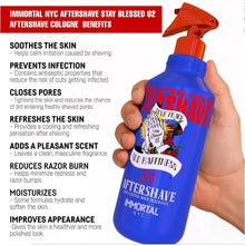 IMMORTAL NYC Stay Blessed 2 Aftershave – Calming, Invigorating Splash (150 ml) - BUYBARBER.COM