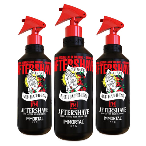 IMMORTAL NYC Stay Blessed 4 Aftershave – Warm Amber Musk, 150 ml