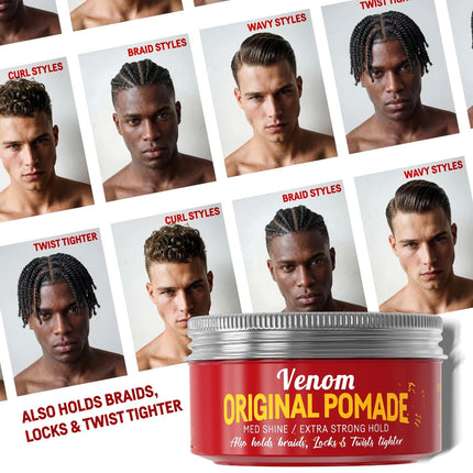IMMORTAL NYC Venom Original Pomade – 8/9 Strong Hold IMMORTAL NYC