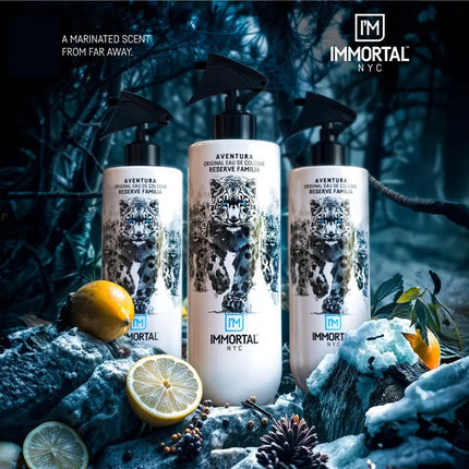 IMMORTAL NYC Reserve Cologne Aftershave - AVENTURA | Bold Adventure Fragrance - BUYBARBER.COM