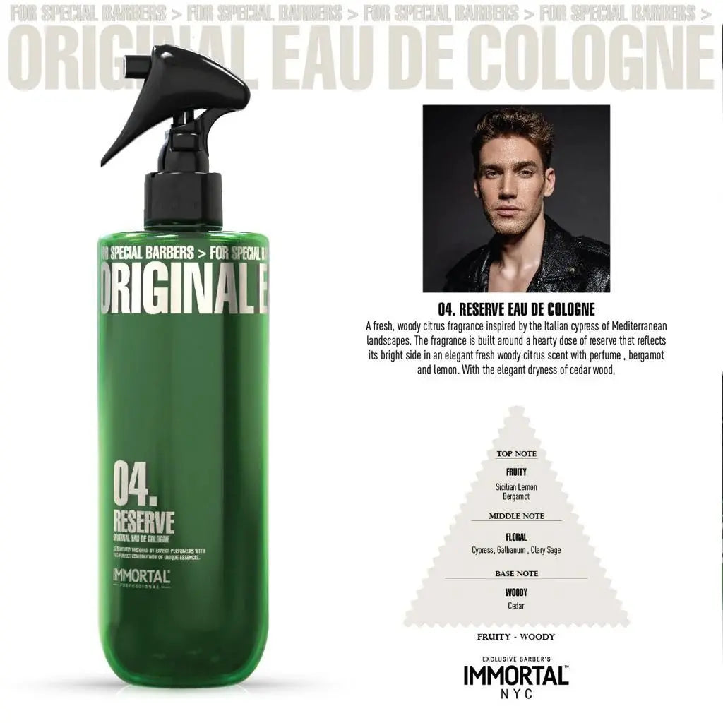 IMMORTAL NYC Reserve Cologne 04 - 17oz/500ML - BUYBARBER.COM