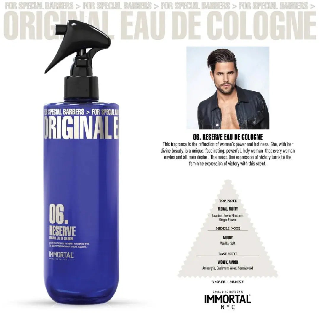 IMMORTAL NYC Reserve Cologne Aftershave No.6 | Power & Command Fragrance - BUYBARBER.COM