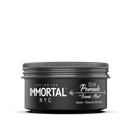 Immortal NYC Cream Pomade - Iconic Man | Long-Lasting Hold & Shine IMMORTAL NYC