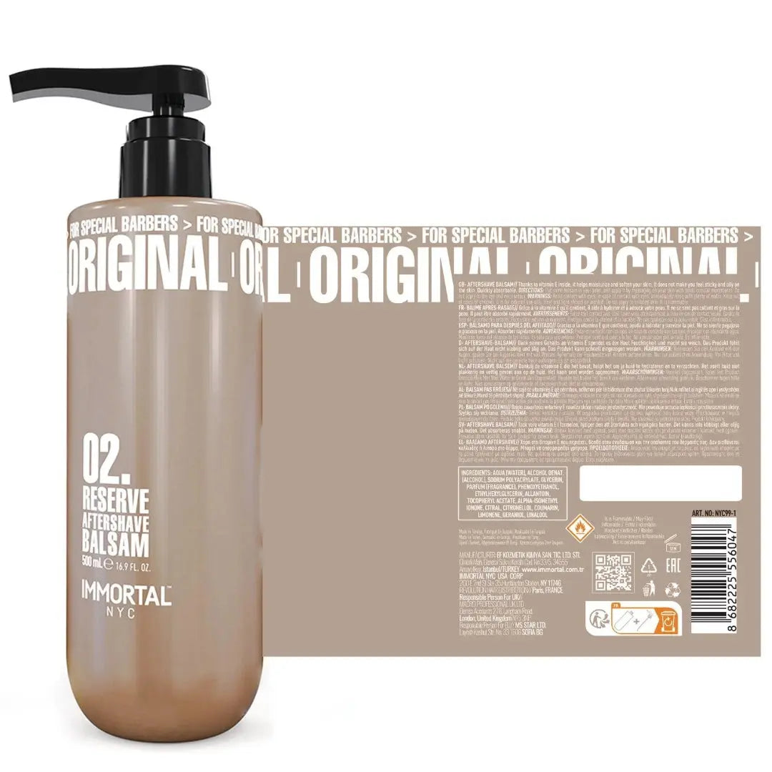 Immortal NYC Aftershave Balm No. 2 - BUYBARBER.COM