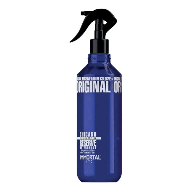 Immortal NYC Chicago Reserve Aftershave 13.5oz bottle for professional barber use