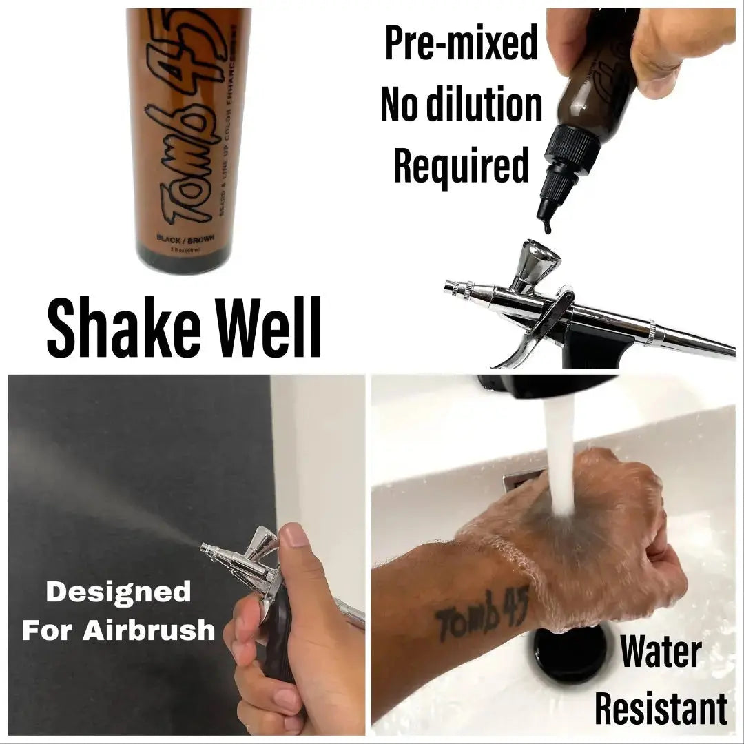 Tomb 45 No Drip Enhancement Color | Dark Brown | Beard & Hairline Filler Tomb45