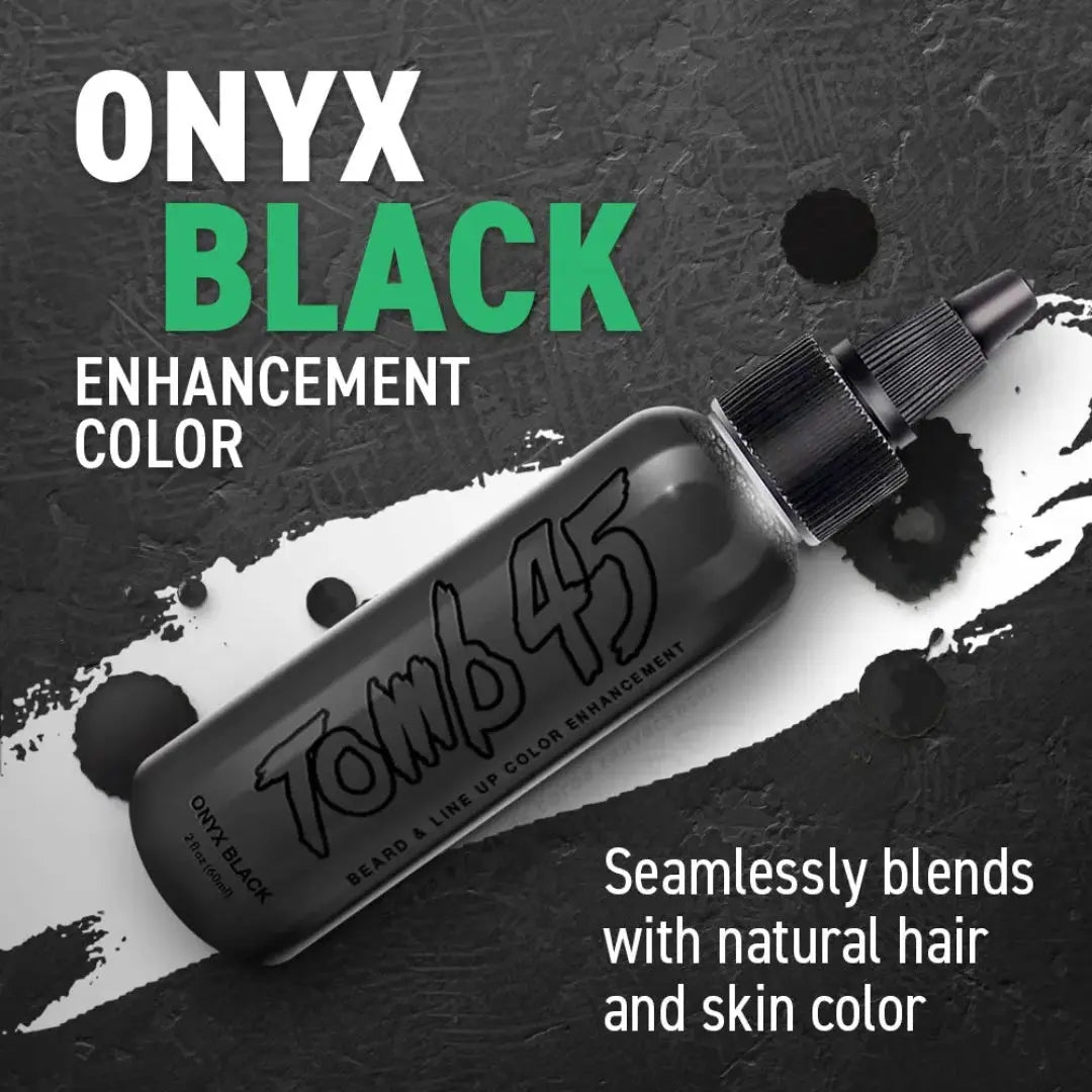 Tomb 45 No Drip Enhancement Color | Onyx Black | Beard & Hair Lineup Tomb45