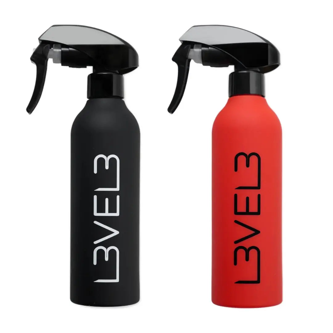 Level 3 Rubberized Spray Bottle – Consistent Fine Mist - BUYBARBER.COM