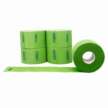 Level 3 Self Adhesive Neck Strips - Green - BUYBARBER.COM