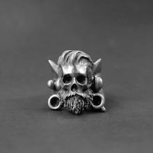 Rotten Bones Pewter Ring - Hand Made - Gentle Skull Rotten Bones