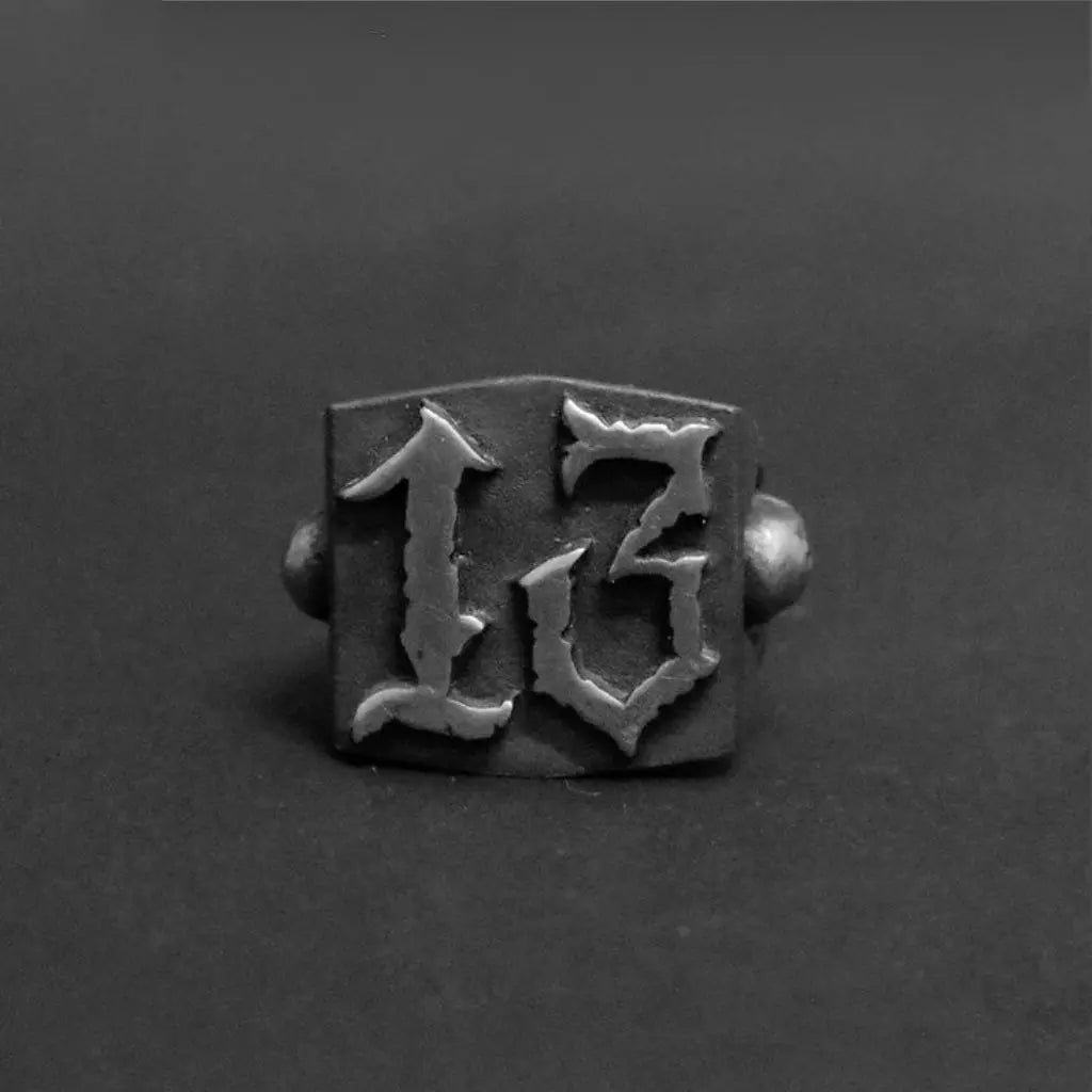 Rotten Bones Pewter Ring - Hand Made - Unlucky Thirteen Rotten Bones