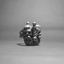 Rotten Bones Pewter Ring - Hand Made -The Bearded Barber Rotten Bones