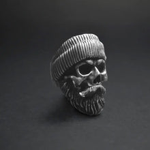 Rotten Bones Pewter Ring - Hand Made - Boxer Rotten Bones