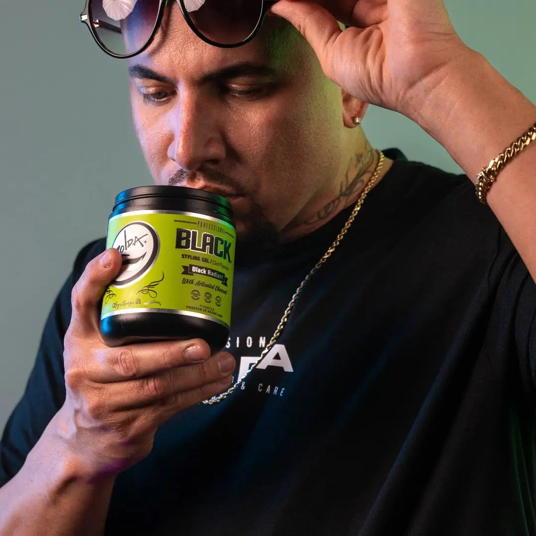 Rolda - Black Hair Styling Gel - BUYBARBER.COM