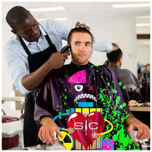 Stylecraft Radioactive Black Barber & Stylist Cape - BUYBARBER.COM