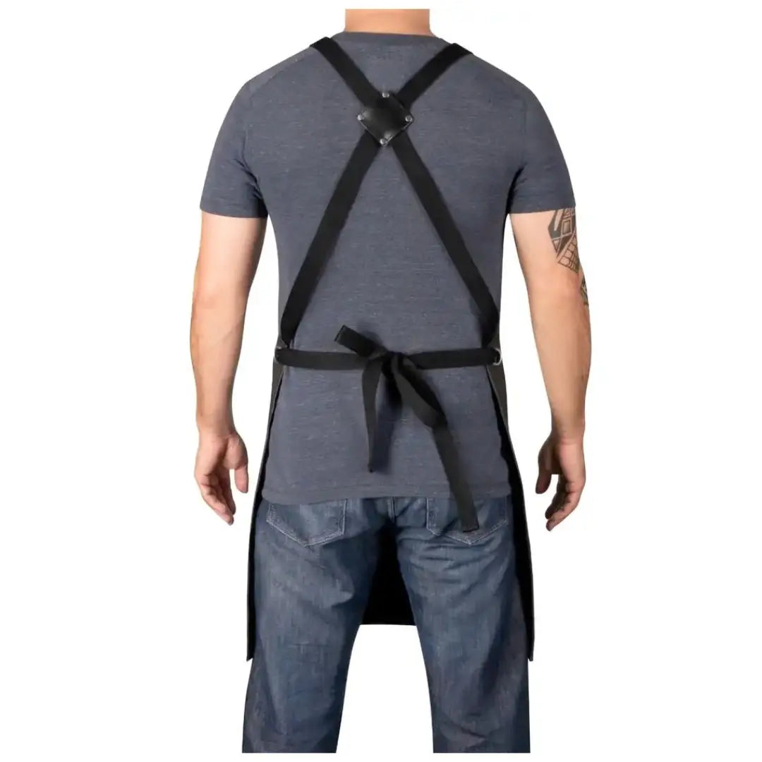 Heavy Weight Waterproof Professional Barber/Salon Apron Cross-Back Strap- Camo - BUYBARBER.COM