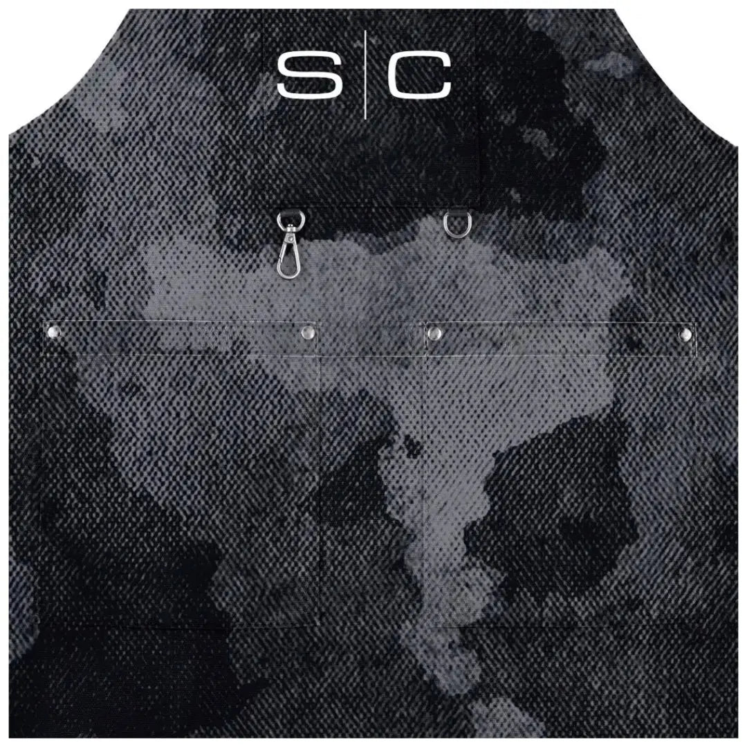 Heavy Weight Waterproof Professional Barber/Salon Apron Cross-Back Strap- Camo - BUYBARBER.COM