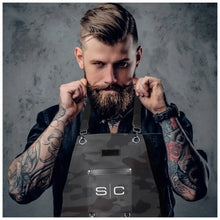 Heavy Weight Waterproof Professional Barber/Salon Apron Cross-Back Strap- Camo - BUYBARBER.COM