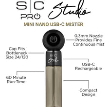 Stylecraft STUDIO Mini Nano Mister – USB-C Rechargeable 4 oz
