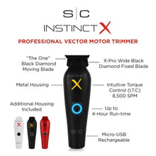 Instinct X Metal Trimmer - Cordless Professional Hair Trimmer with IN2 Vector Motor - BUYBARBER.COM