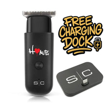 “StyleCraft HOMIE Nano Trimmer docked on Universal USB-C charging base”