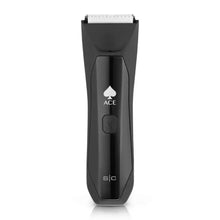 Black hair clipper with Ace logo on a white background