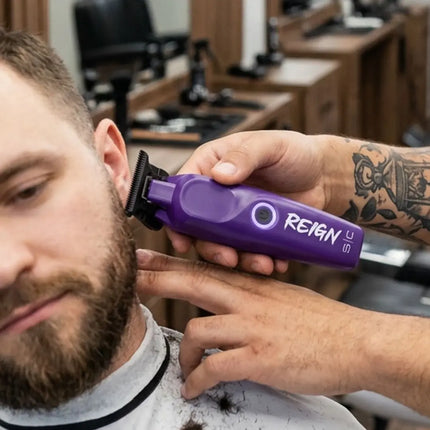 Purple Reign Professional Hair Trimmer Digital Brushless Motor Stylecraft