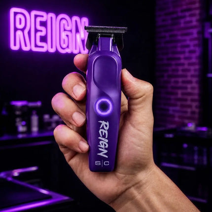 Purple Reign Professional Hair Trimmer Digital Brushless Motor Stylecraft