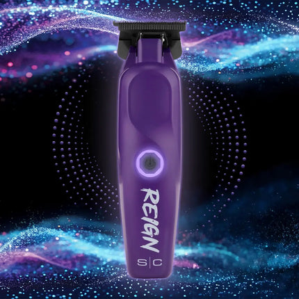 Purple Reign Professional Hair Trimmer Digital Brushless Motor Stylecraft