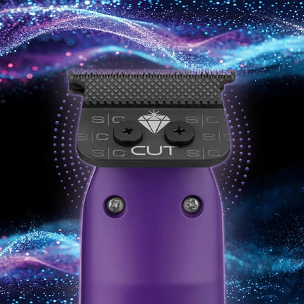 Purple Reign Professional Hair Trimmer Digital Brushless Motor Stylecraft
