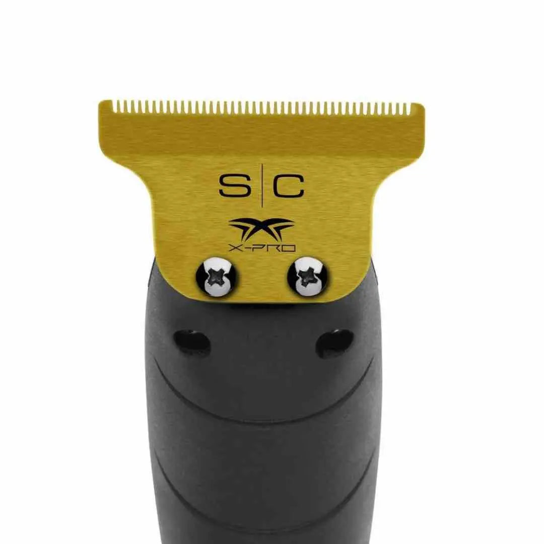 Gold Titanium Classic X-Pro Replacement Blade & DLC Cutter – Fits All StyleCraft / Gamma+ - BUYBARBER.COM