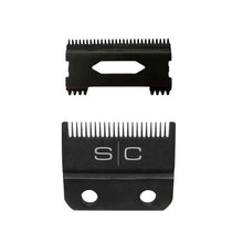 Replacement Double Black Diamond Carbon DLC Fixed Fade Blade With Shallow Tooth Cutter 2.0 Clipper Blade Set - BUYBARBER.COM