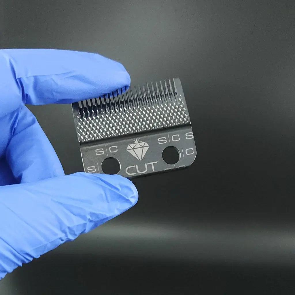 Replacement Diamond Cut Fade Blade with Shallow Tooth Cutter Set Stylecraft