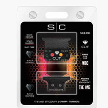 Replacement Diamond Cut Fixed Black Diamond DLC Hair Trimmer Blade with The One Cutter - BUYBARBER.COM