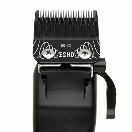 Replacement ECHO Fixed Black Diamond DLC Hair Clipper Blade with Shallow Tooth 2.0 Cutter - BUYBARBER.COM