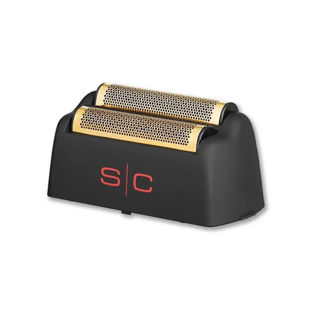 Rebel Shaver Replacement Gold Titanium Foil Head & Echo Cutters - BUYBARBER.COM