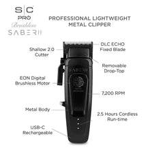 Saber 2 Clipper – Professional Cordless Hair Clipper with Brushless Motor - BUYBARBER.COM